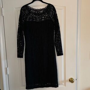 Elegant Black Lace Dress
